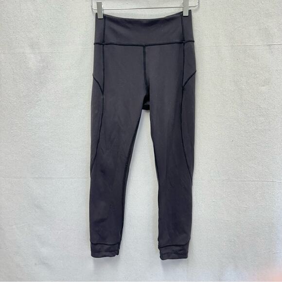 Lululemon In Movement 7/8 Tight *Everlux 25" in Solid Black size 6 - Picture 16 of 16